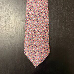 Vineyard Vines Tie Pink Sailboat Theme
